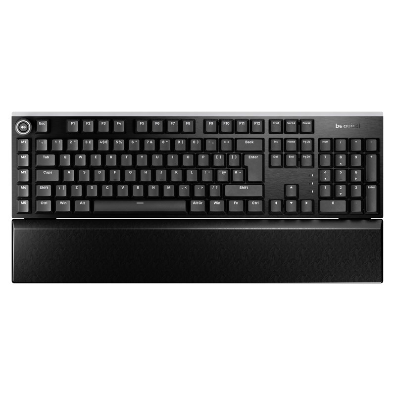 Tipkovnica BE QUIET! Light Mount Silent tactile (BT004UK), črna