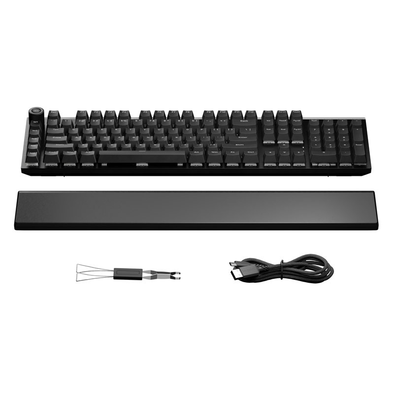 Tipkovnica BE QUIET! Light Mount Silent tactile (BT004UK), črna