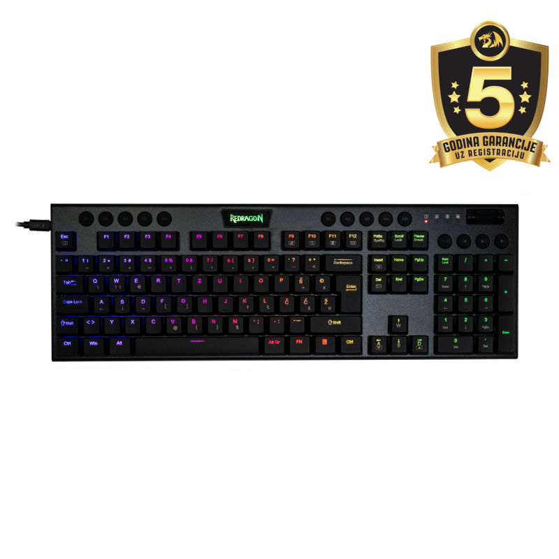Tipkovnica RedRagon Horus K619, SLO g.