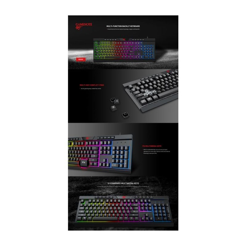 Tipkovnica HAVIT HV-KB500L, SLO g.