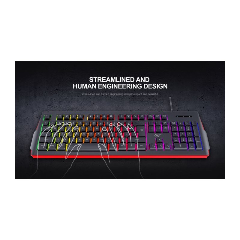 Tipkovnica HAVIT HV-KB866L, SLO g.