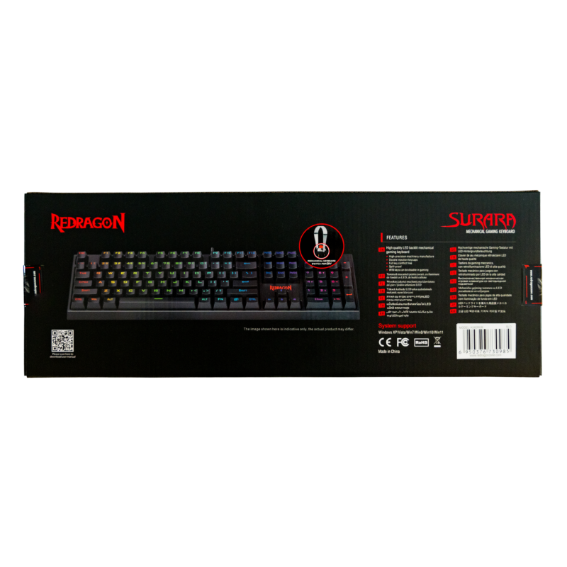 Tipkovnica RedRagon Surara K582