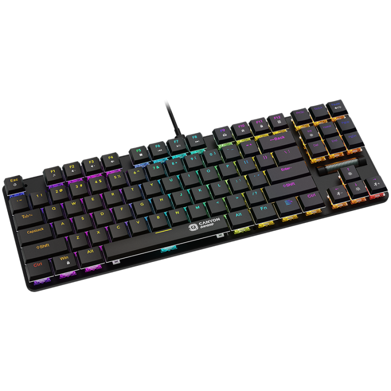 Tipkovnica Canyon Gaming Cometstrike TKL GK-50, črna, SLO g.