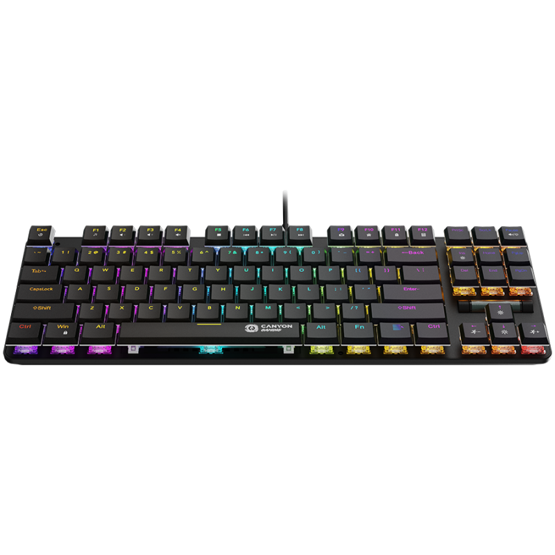Tipkovnica Canyon Gaming Cometstrike TKL GK-50, črna, SLO g.