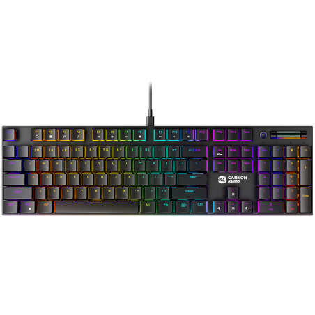 Tipkovnica Canyon Gaming Cometstrike GK-55, črna, SLO g.