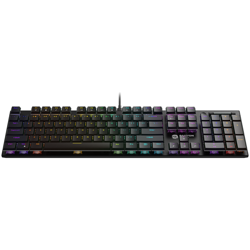 Tipkovnica Canyon Gaming Cometstrike GK-55, črna, SLO g.