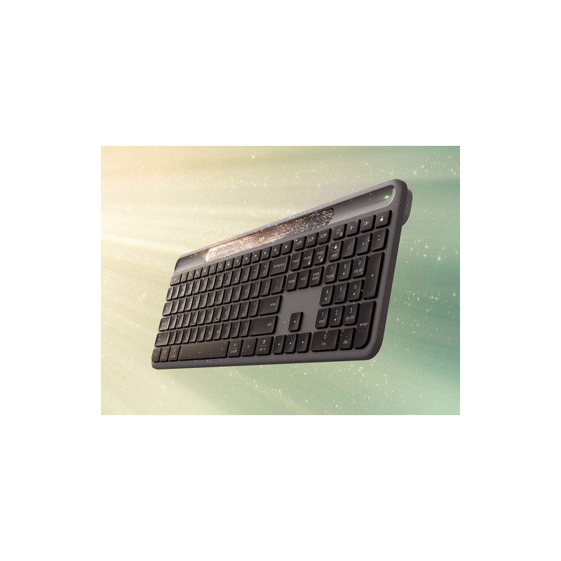 Tipkovnica Logitech K980 Signature Slim Solar+, SLO g., siva