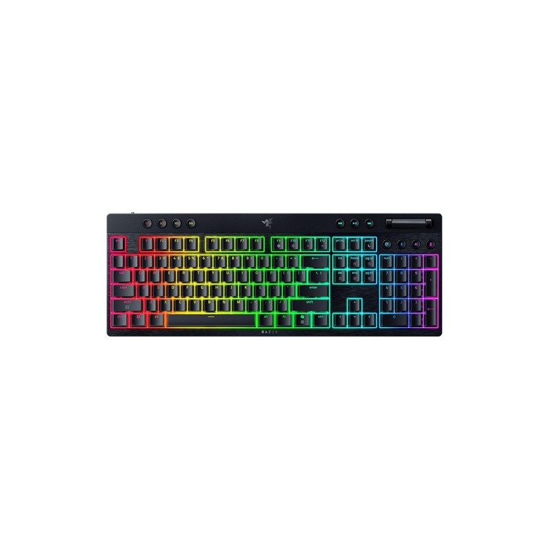Tipkovnica Razer BlackWidow V4 Low-profile HyperSpeed, rumena stikala, US SLO g.