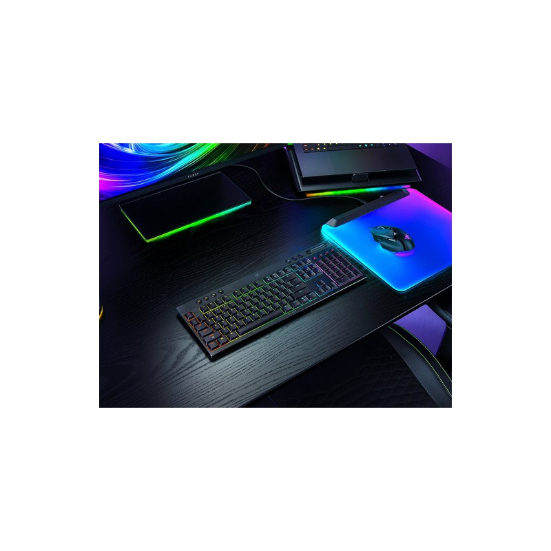 Tipkovnica Razer BlackWidow V4 Low-profile HyperSpeed, rumena stikala, US SLO g.