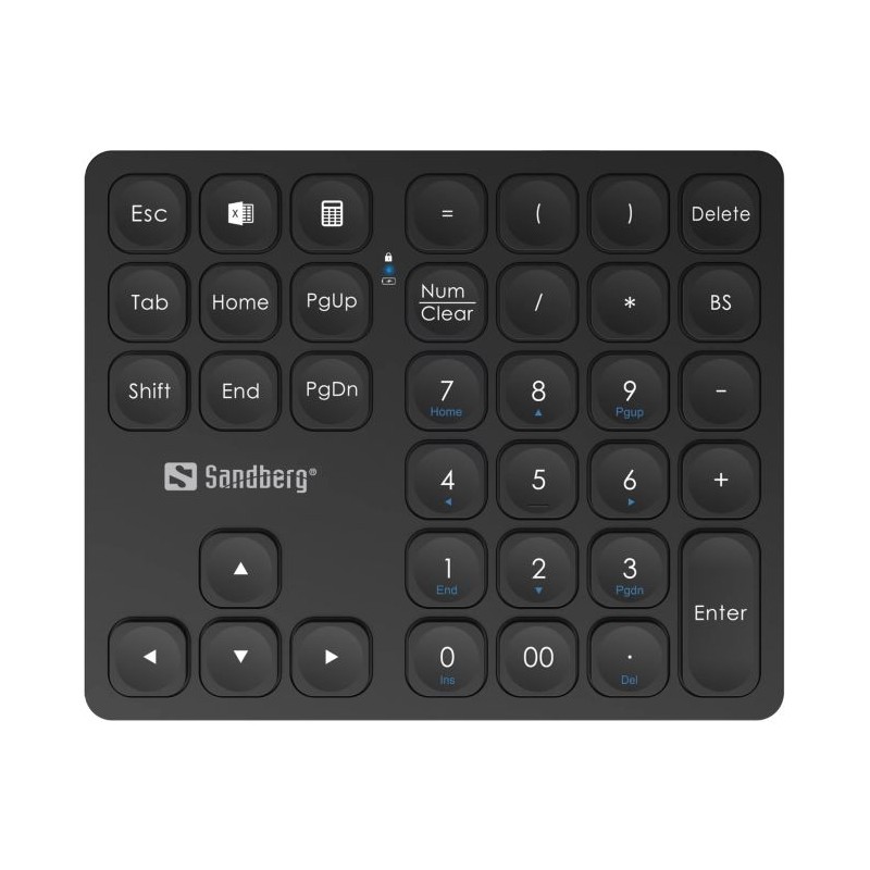 Tipkovnica Sandberg Wireless Numeric Keypad Pro