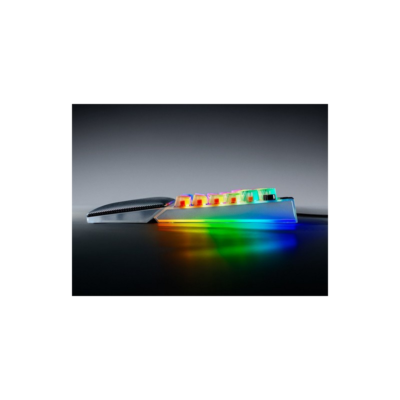 Tipkovnica Razer BlackWidow V4 75%, Phantom White, US g.