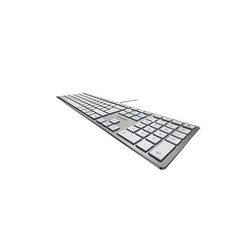 Tipkovnica USB Cherry KC 6000 Slim, siva, UK (SLO gravura), JK-1600GB-1