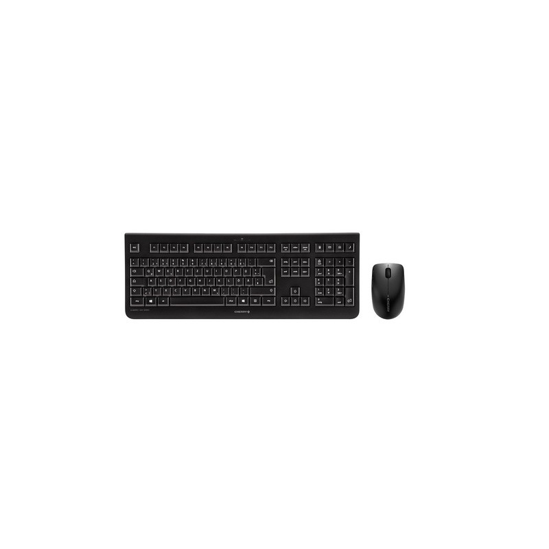 Komplet miške in tipkovnice Cherry DW 3000 Wireless, črna, UK (SLO gravura)