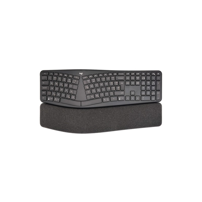 Tipkovnica Logitech ERGO K860, grafitna barva, SLO g.