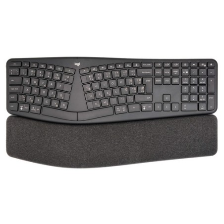 Tipkovnica Logitech ERGO K860, grafitna barva, SLO g.