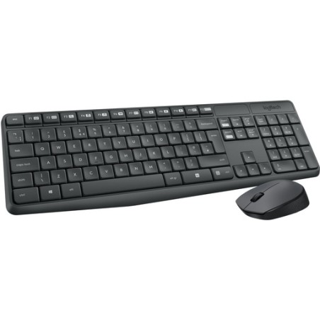 Tipkovnica in miška brezžična Logitech MK235