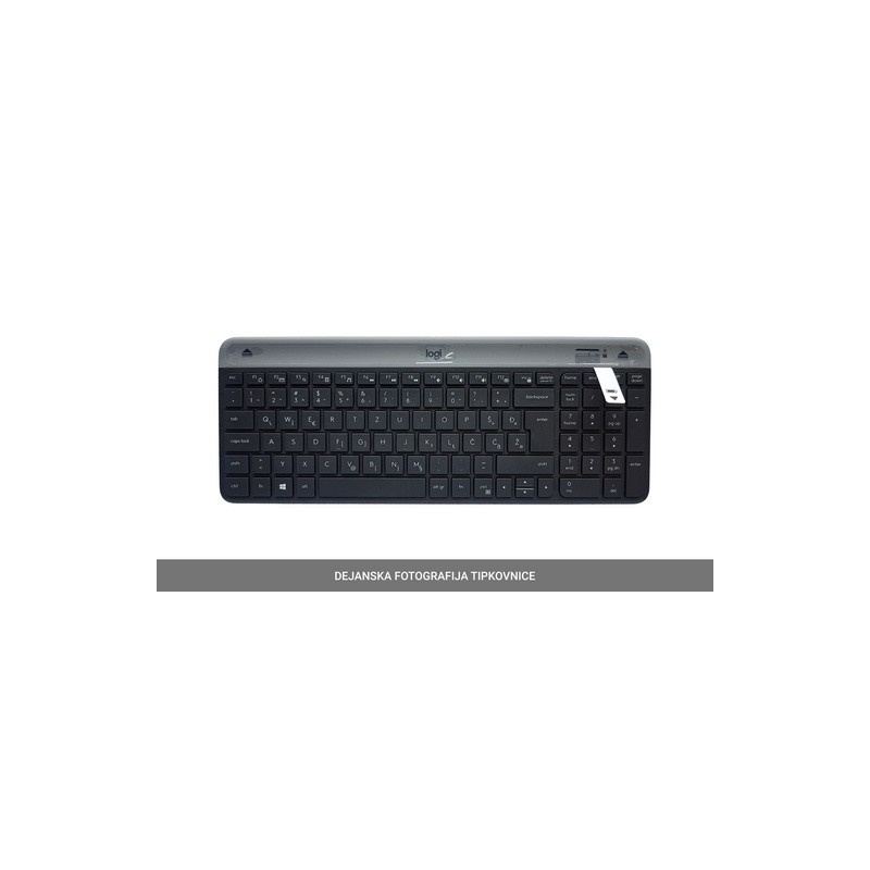Komplet miške in tipkovnice Logitech MK470, grafitno siva