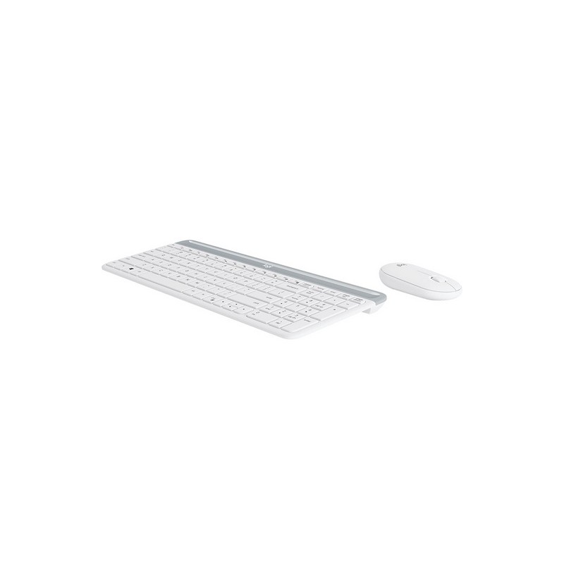 Komplet miške in tipkovnice Logitech MK470, bela