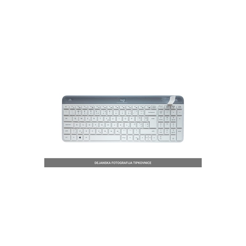 Komplet miške in tipkovnice Logitech MK470, bela