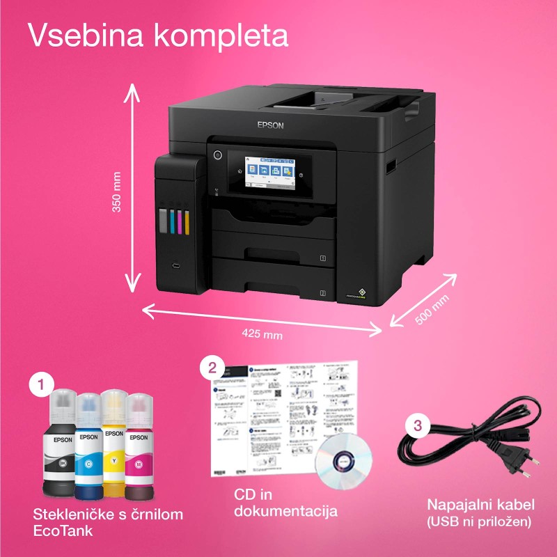 Multifunkcijski brizgalni tiskalnik EPSON EcoTank ITS L6550