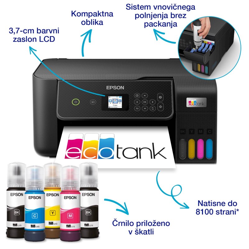 Multifunkcijski tiskalnik EPSON EcoTank L3280 MFP