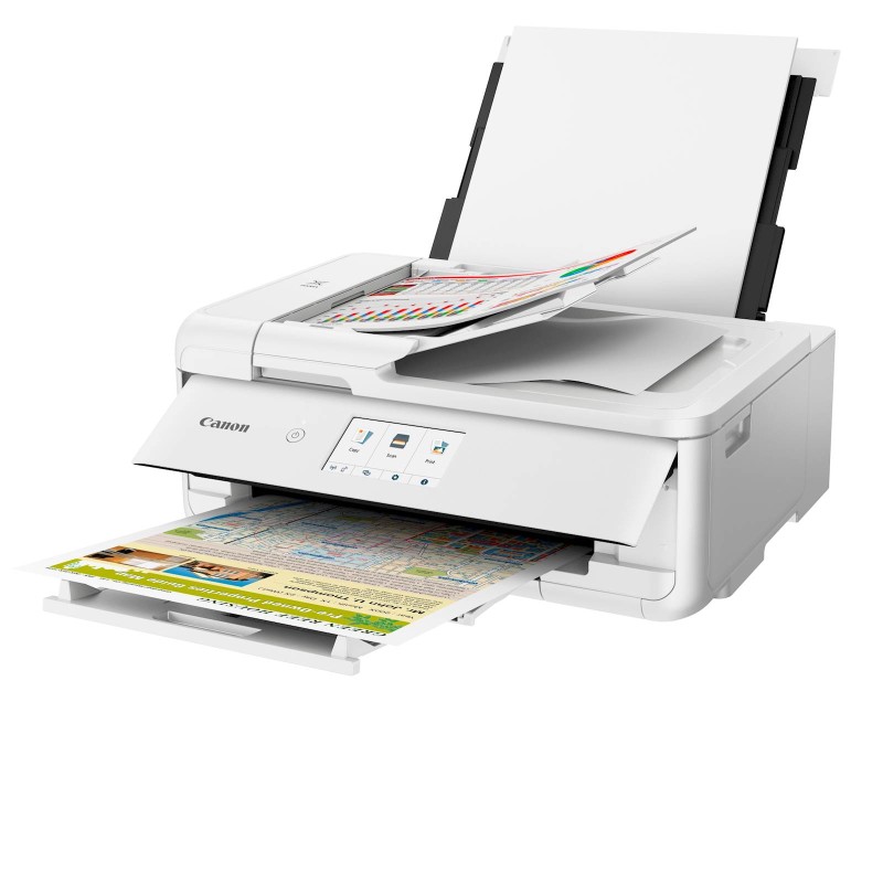 Multifunkcijski tiskalnik CANON Pixma TS9551, bel (2988C026AA)