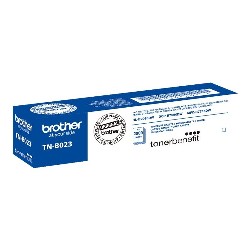 Brother Toner TNB023, črn, 2.000 strani