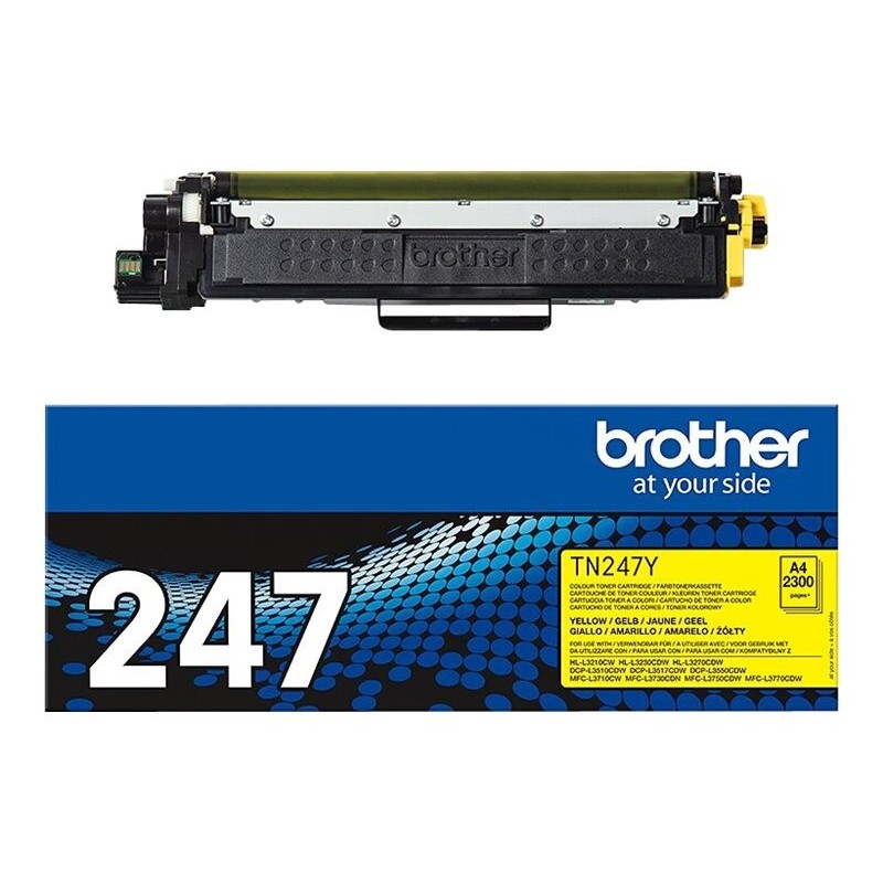 Toner Brother TN247Y, yellow, 2.300 strani