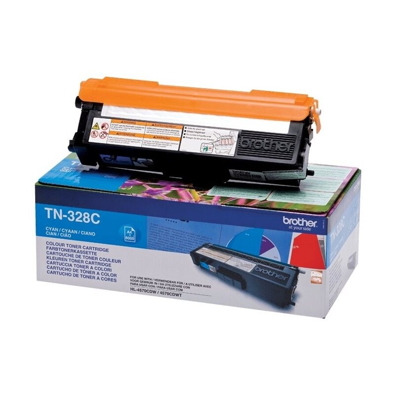 Toner BROTHER Toner TN-328 cyan