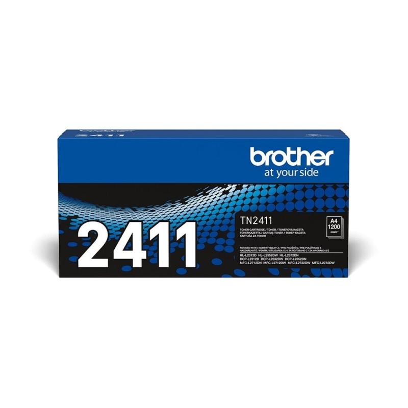 Toner BROTHER TN2411 Toner Brother TN2411 black 1200 pgs DCP-L2512D / DCP-L2532D
