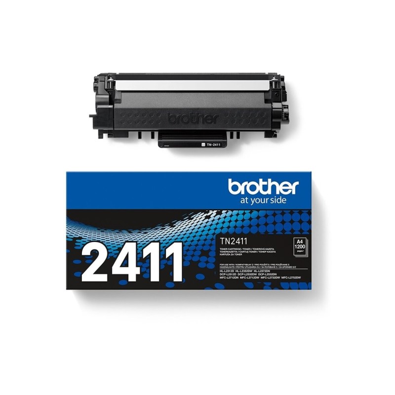 Toner BROTHER TN2411 Toner Brother TN2411 black 1200 pgs DCP-L2512D / DCP-L2532D