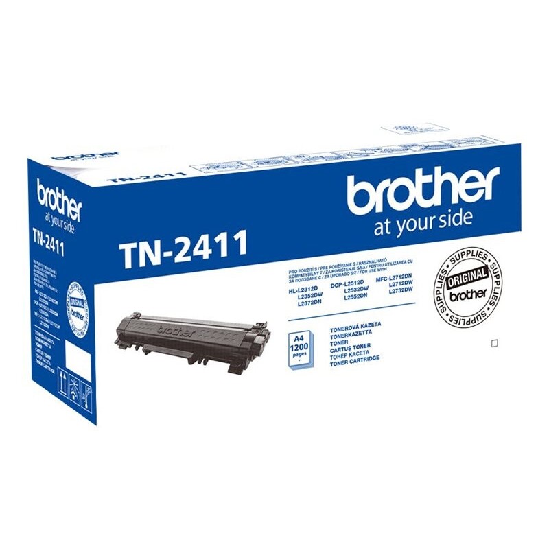 Toner BROTHER TN2411 Toner Brother TN2411 black 1200 pgs DCP-L2512D / DCP-L2532D