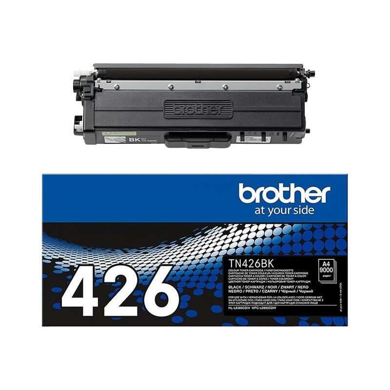 Toner BROTHER TN426BK Toner Cartridge Black Super High Capacity 9.000 pages for