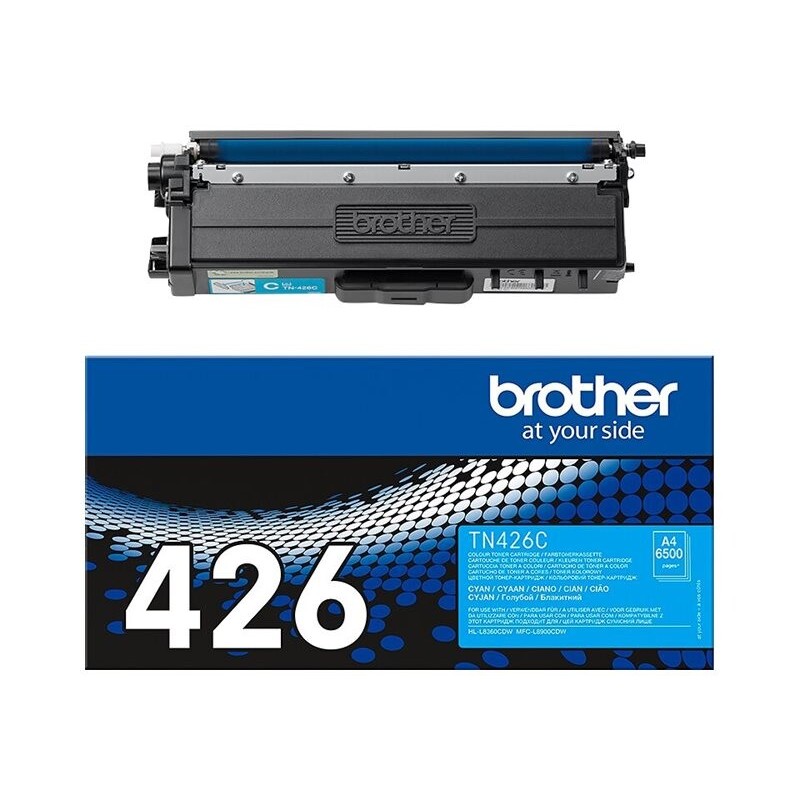 Toner BROTHER TN426C Toner Cartridge Cyan Super High Capacity 6.500 pages