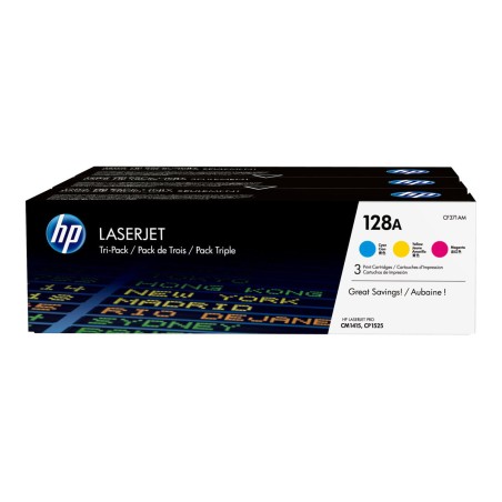 Toner HP 128A original toner cartridge cyan, magenta and yellow standard capacit