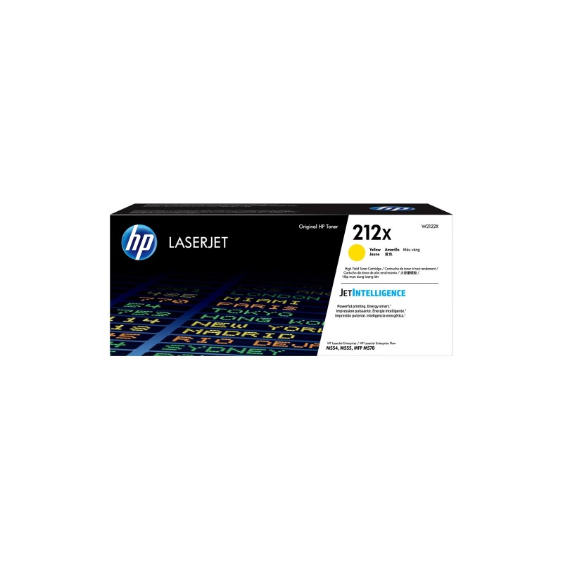Toner HP 212X High Yield Yellow Original LaserJet Toner Cartridge