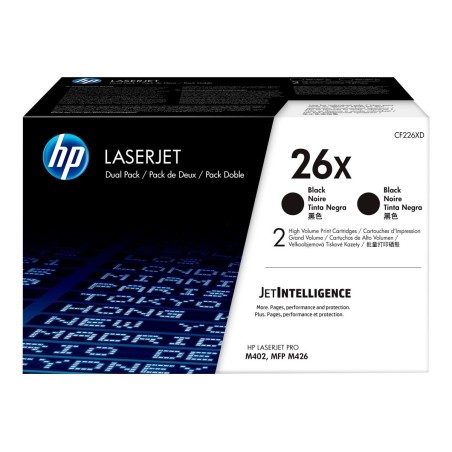 Toner HP 26X Original LaserJet Toner Cartridges Black High Yield (2-pack)