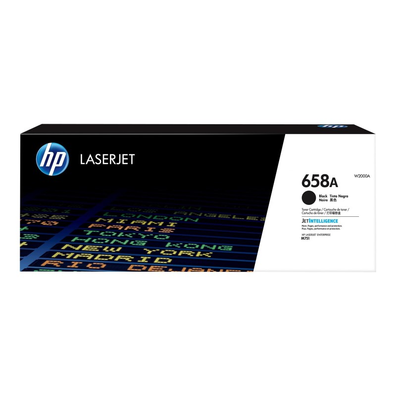 Toner HP 658A Black LaserJet Toner Cartridge
