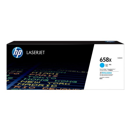 Toner HP 658X Cyan LaserJet Toner Cartridge