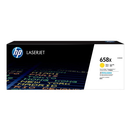 Toner HP 658X Yellow LaserJet Toner Cartridge