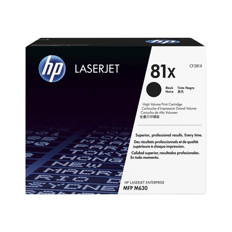Toner HP 81X original toner cartridge black high capacity 25.000 pages 1-pack