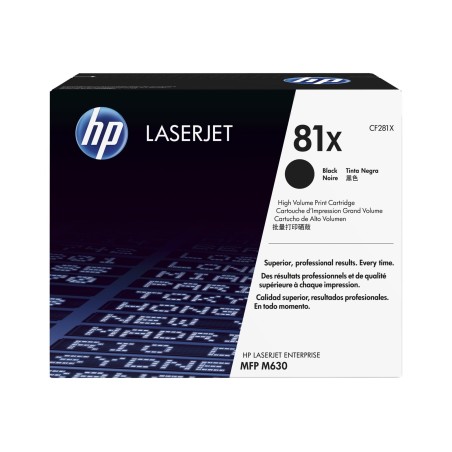 Toner HP 81X original toner cartridge black high capacity 25.000 pages 1-pack