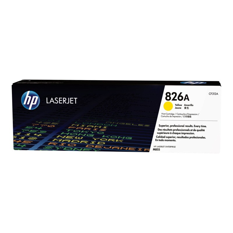 Toner HP 826A original toner cartridge yellow standard capacity 31.500 pages 1-p