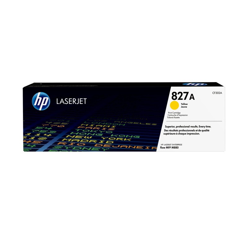 Toner HP 827A original toner cartridge yellow standard capacity 32.000 pages 1-p