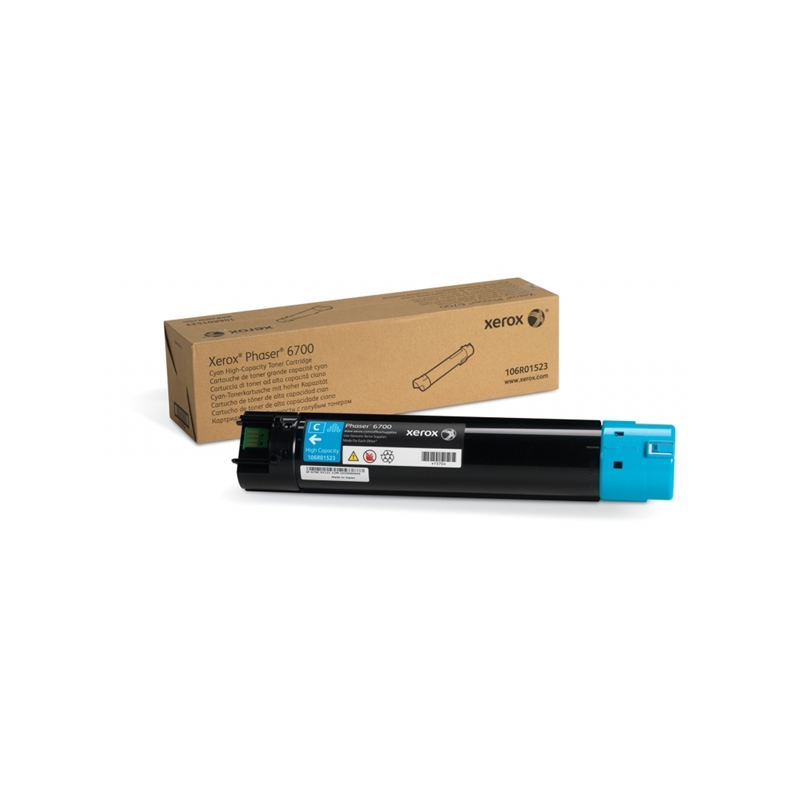Xerox toner visoke kapacitete cyan 12k kopij  za phaser 6700, 106R01523
