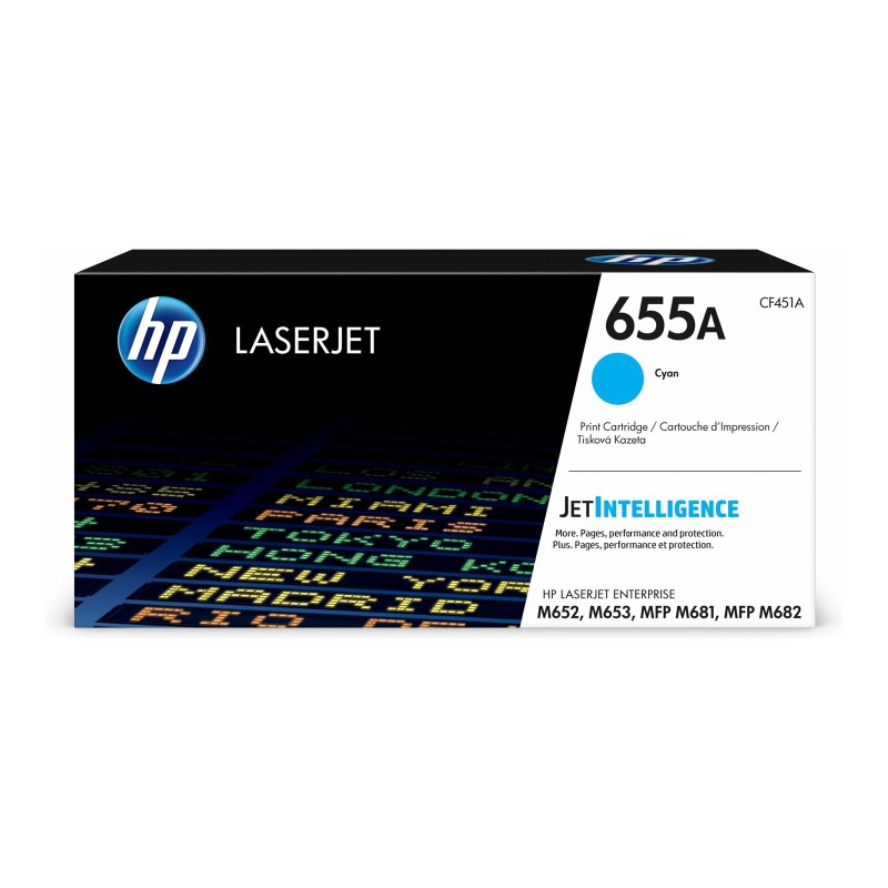 Toner HP 655A za LJ M652/653/681/682, cyan