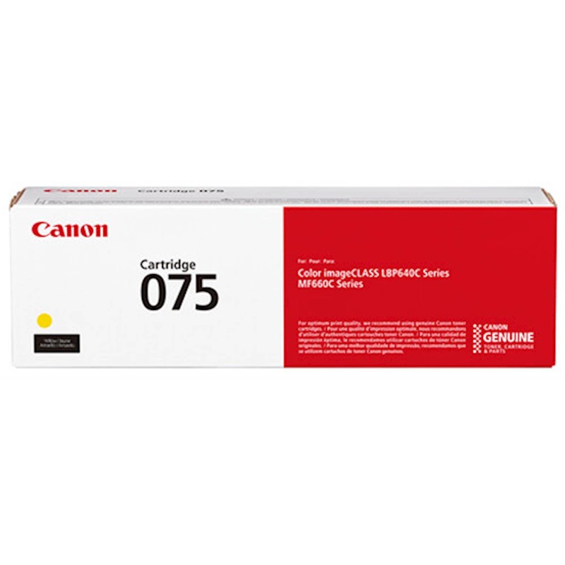 Toner Canon CRG-075Y, rumen