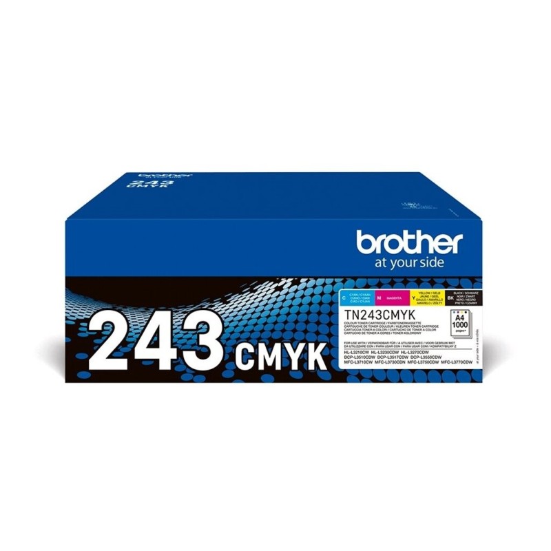 Toner Brother TN-243 Multipack Black Cyan Magenta and Yellow