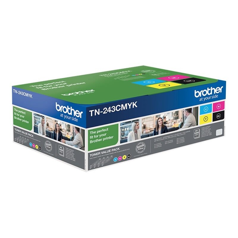 Toner Brother TN-243 Multipack Black Cyan Magenta and Yellow