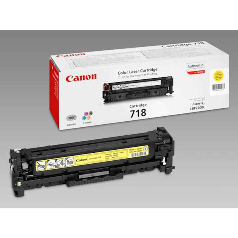 Toner Canon CRG-718Y, yellow